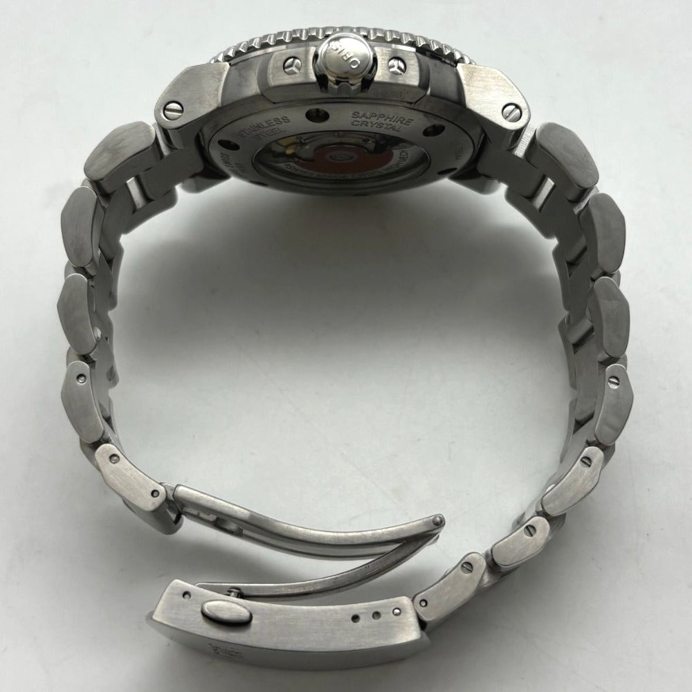 オリス アクイスデイト 43mm 01 733 7653 4155-07 8 26 01PEB 自動巻き ネイビー文字盤 ステンレス メンズ ORIS 腕時計