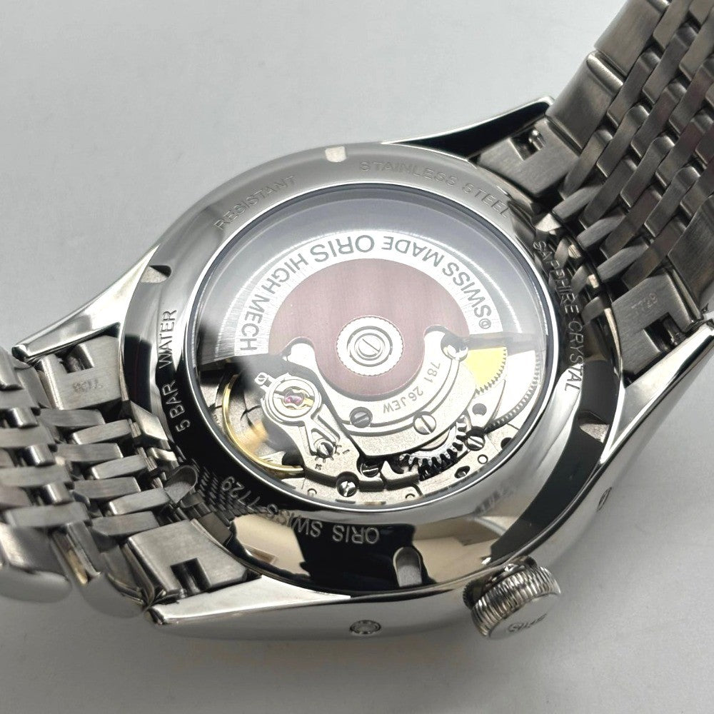 オリス アートリエ コンプリケーション 01 781 7729 4031-07 8 21 88 40mm 自動巻き ホワイト文字盤 ステンレス メンズ ORIS 腕時計