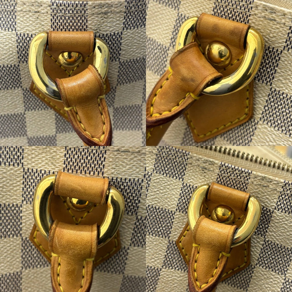 ルイヴィトン ダミエキャンバス サレヤPM N51186 ゴールド金具 PVC レザー レディース LOUIS VUITTON ハンドバッグ