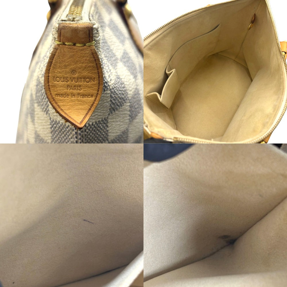 ルイヴィトン ダミエキャンバス サレヤPM N51186 ゴールド金具 PVC レザー レディース LOUIS VUITTON ハンドバッグ