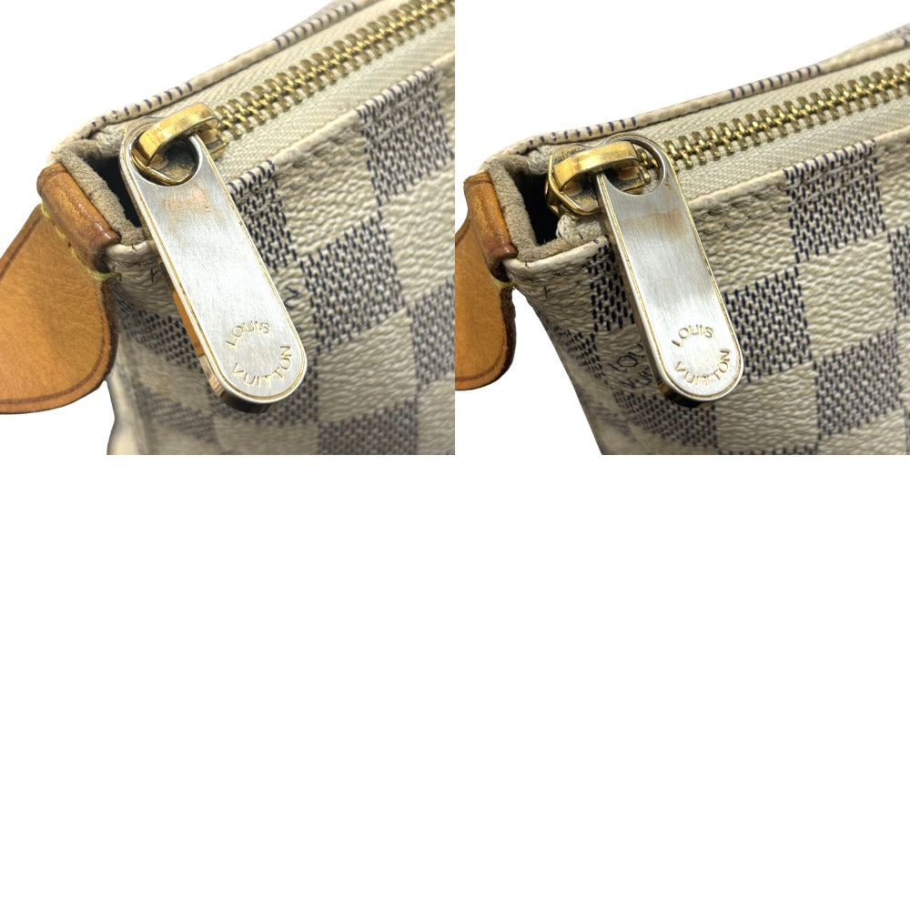 ルイヴィトン ダミエキャンバス サレヤPM N51186 ゴールド金具 PVC レザー レディース LOUIS VUITTON ハンドバッグ