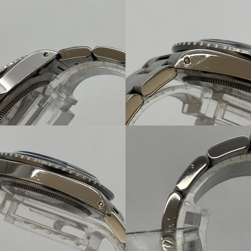 ロレックス 腕時計 16750 GMTマスター ペプシ 40mm 黒ベゼル付属 黒文字盤 プラ風防 86番台 1985年頃 ステンレス メンズ 自動巻き ROLEX