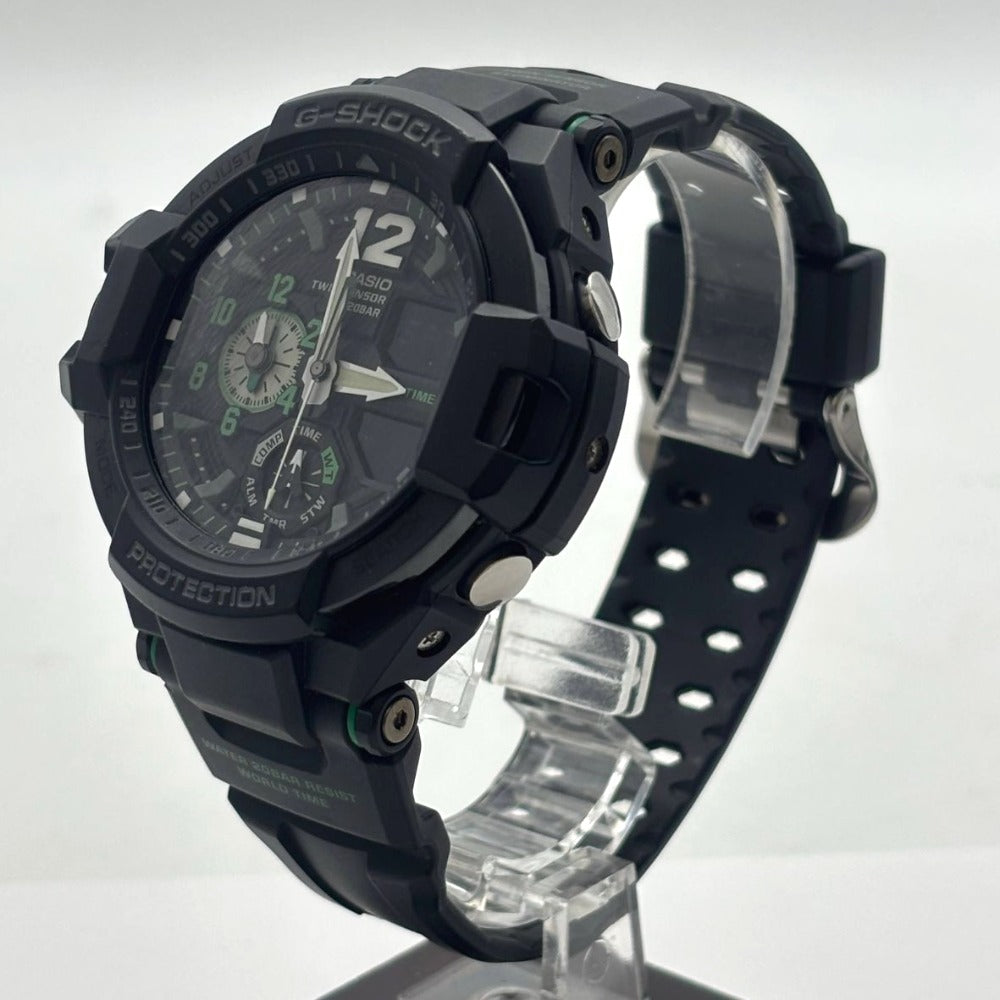 ジーショック 腕時計 マスターオブジー GA-1100-1A3JF クオーツ ブラック 樹脂 ステンレス 20気圧防水 メンズ G-SHOCK CASIO