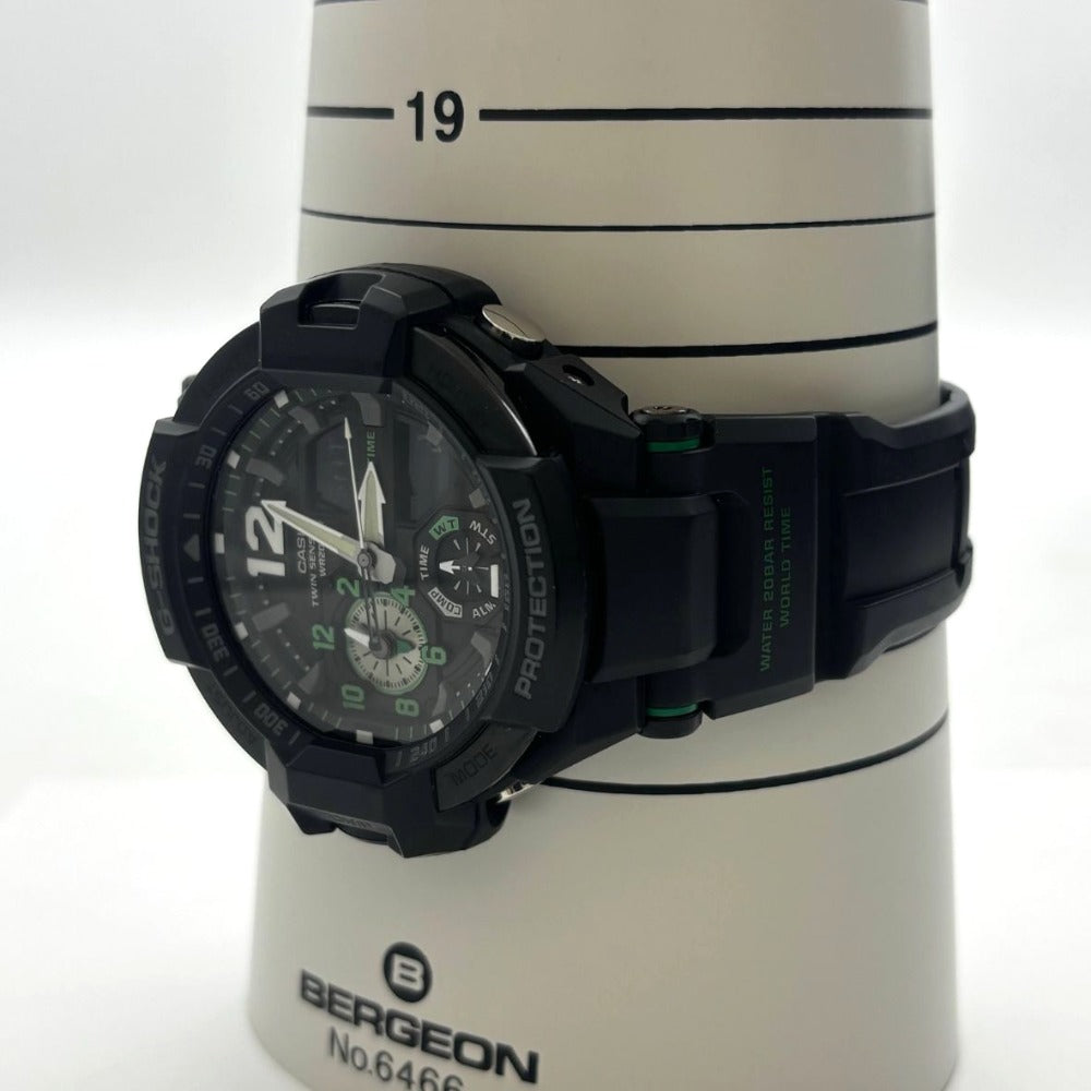 ジーショック 腕時計 マスターオブジー GA-1100-1A3JF クオーツ ブラック 樹脂 ステンレス 20気圧防水 メンズ G-SHOCK CASIO