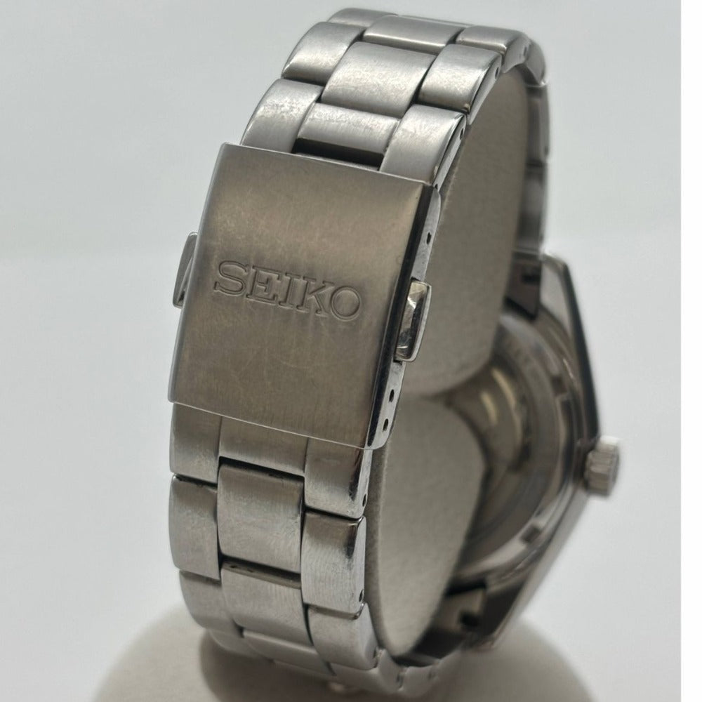セイコー 腕時計 SARB033 セイコーメカニカル ブラック文字盤 ステンレス 自動巻き キャリバー6R15 プアマンズ シルバー シンプル メンズ SEIKO