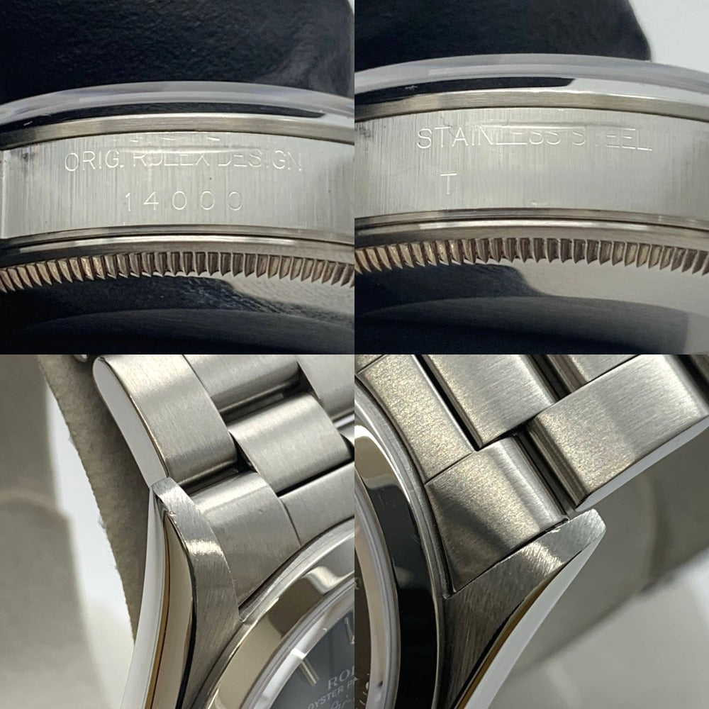 ロレックス 腕時計 14000 エアキング 34mm 本体のみ 黒文字盤 T番 1996年ごろ メンズ 自動巻き キャリバー3000 ROLEX
