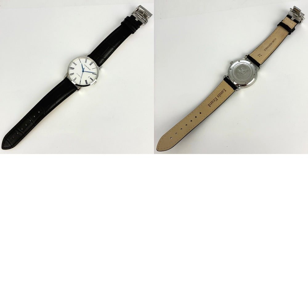 ルイエラール LE68233AA01BDC29 40mm 白文字盤 保証書なし Cal.MVT68 自動巻き メンズ Louis Erard 腕時計
