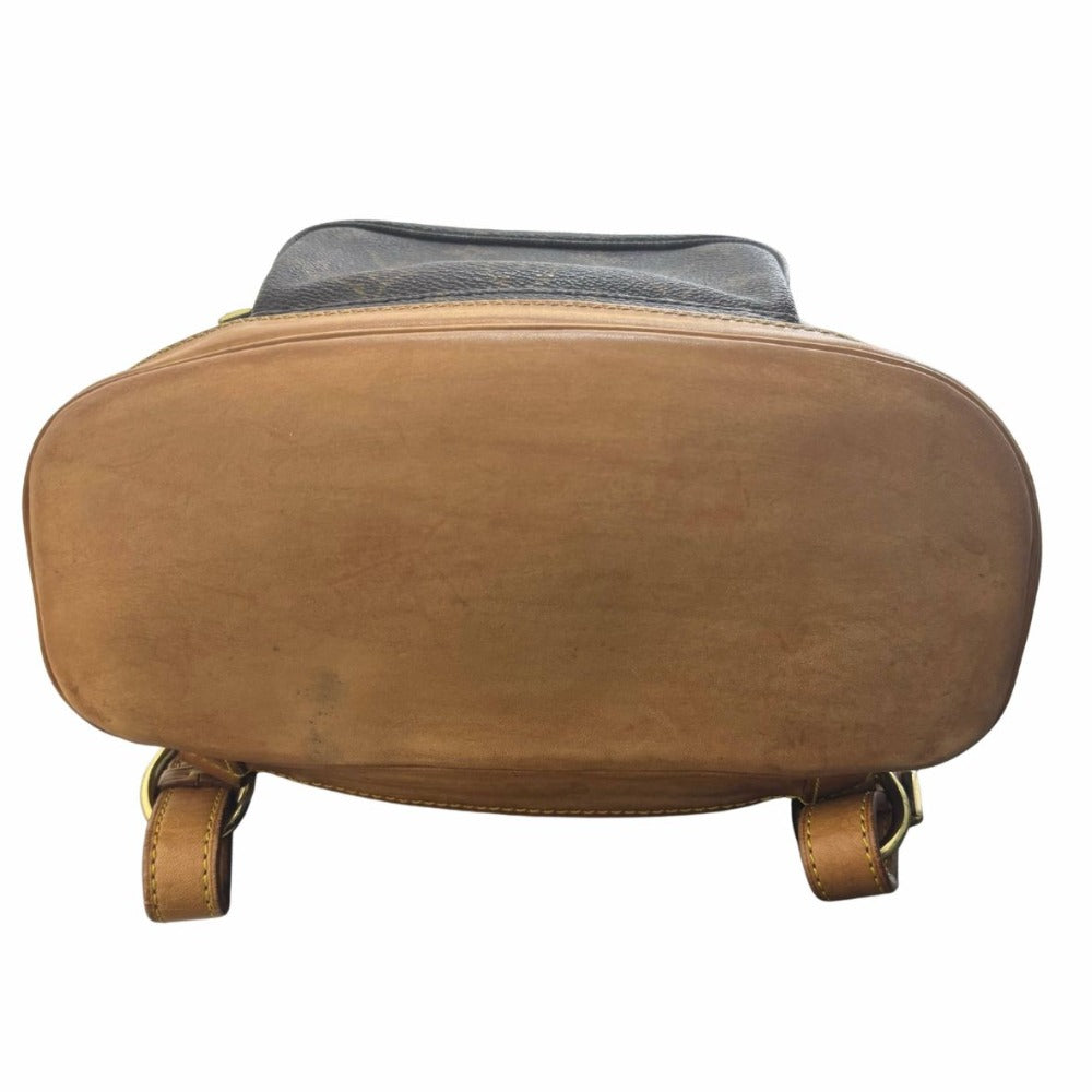 ルイヴィトン リュック モノグラム モンスリMM M51136 ゴールド金具 ブラウン PVC レザー レディース LOUIS VUITTON