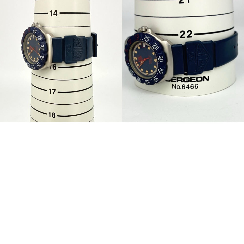 タグホイヤー フォーミュラ1 WA1210 35mm クオーツ ネイビー ステンレス ラバー ボーイズ ユニセックス TAG HEUER 腕時計