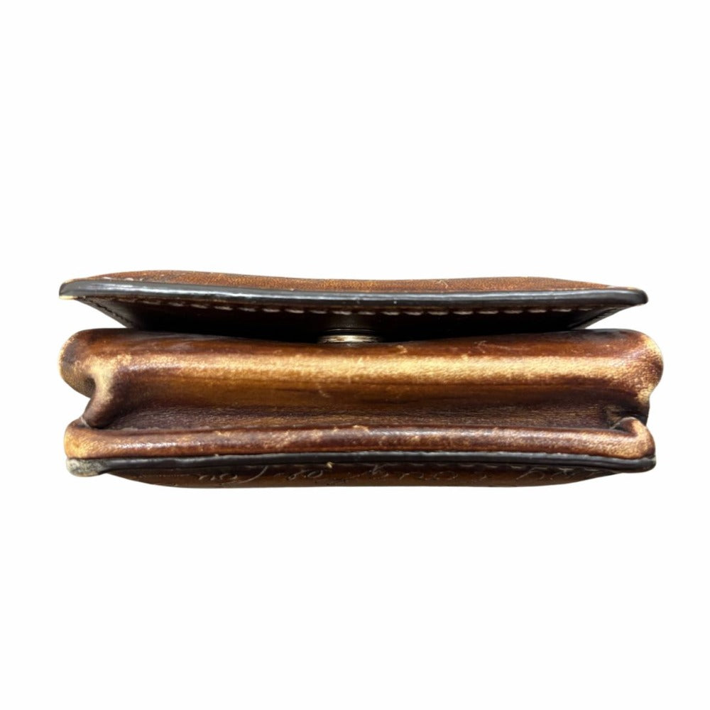 ベルルッティ コインケース カリグラフィ ec-24451 レザー コンパクト ブラウン シンプル 小銭入れ メンズ Berluti