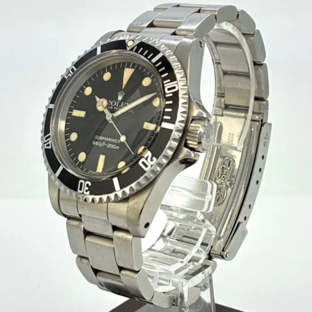 ロレックス 5513 サブマリーナ ノンデイト 40mm 本体のみ 黒文字盤 1982年ごろ メンズ 自動巻き キャリバー1520 ROLEX 腕時計