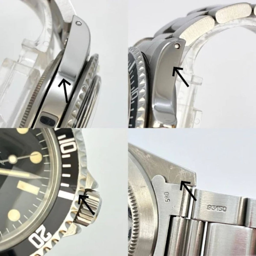 ロレックス 5513 サブマリーナ ノンデイト 40mm 本体のみ 黒文字盤 1982年ごろ メンズ 自動巻き キャリバー1520 ROLEX 腕時計