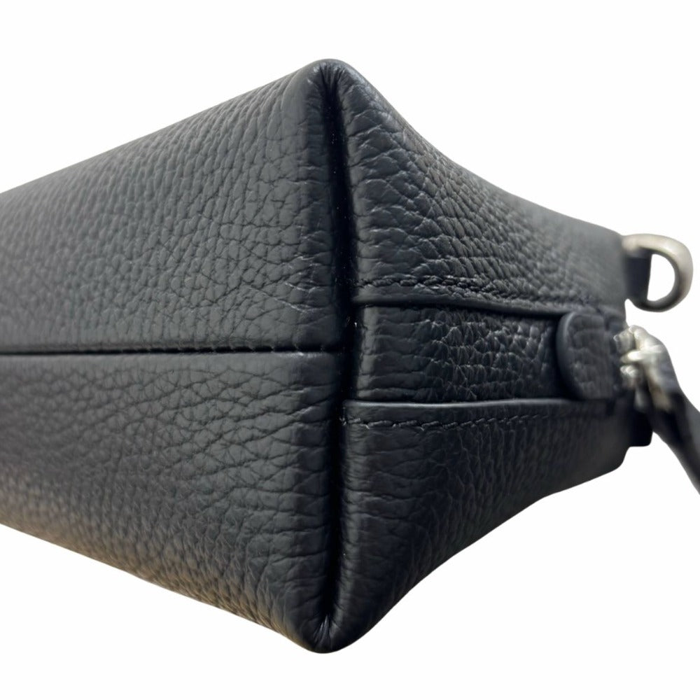 ジャンニキャリーニ アリファ S ブラック 032365182003 ストラップ付 レザー シンプル レディース GIANNI CHIARINI ハンドバッグ