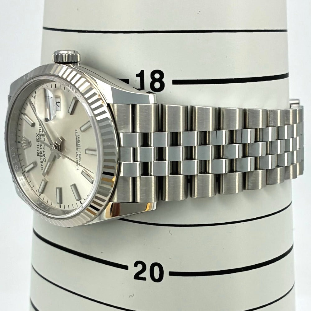 ロレックス デイトジャスト 36 シルバー バーインデックス 126234 ジュビリー 3235 自動巻き メンズ DATEJUST ROLEX 腕時計