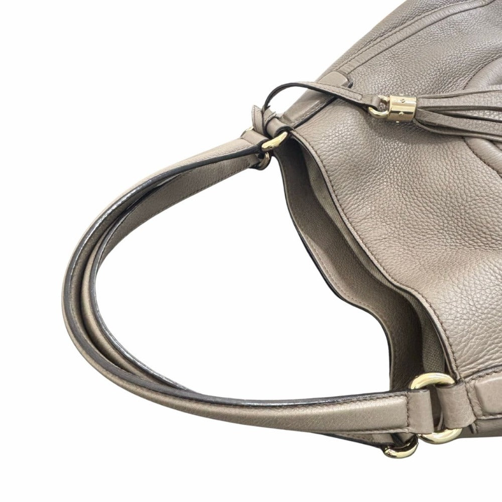 グッチ トートバッグ ソーホー インターロッキングG 282309 レザー ゴールド金具 ベージュ シンプル レディース GUCCI