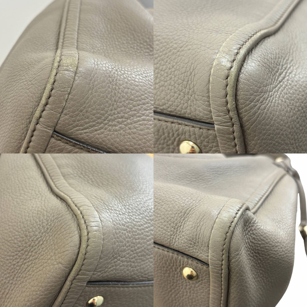 グッチ トートバッグ ソーホー インターロッキングG 282309 レザー ゴールド金具 ベージュ シンプル レディース GUCCI