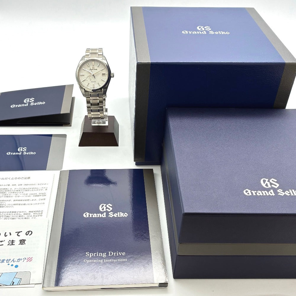 グランドセイコー SBGA211 雪白 スノーフレーク チタン 41mm スプリングドライブ 9R65 メンズ SEIKO Grand Seiko 腕時計