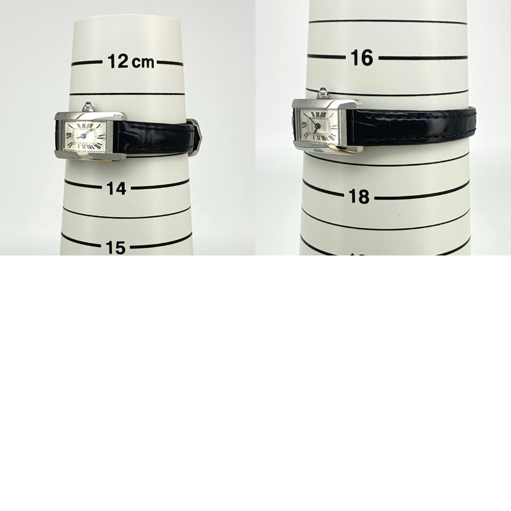 カルティエ WSTA0032 タンク アメリカン ミニモデル ステンレス 15mm クオーツ レディース TANK CARTIER 腕時計