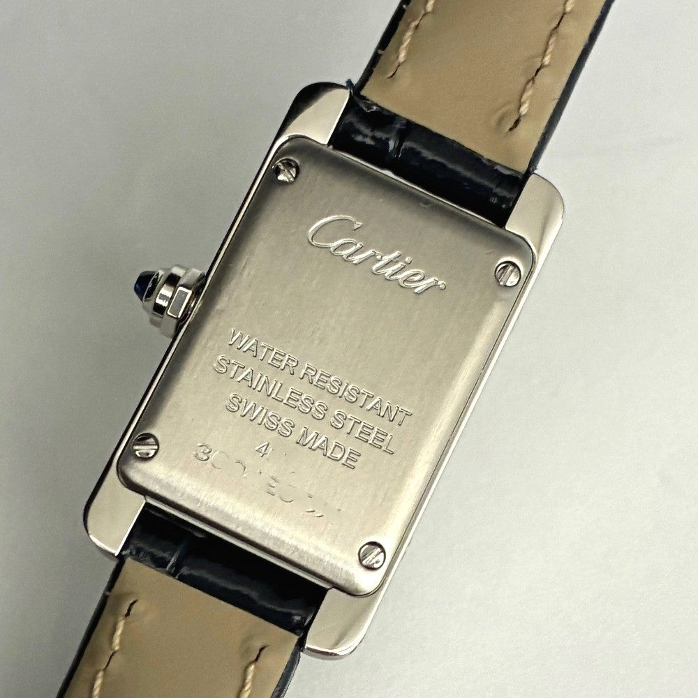 カルティエ WSTA0032 タンク アメリカン ミニモデル ステンレス 15mm クオーツ レディース TANK CARTIER 腕時計