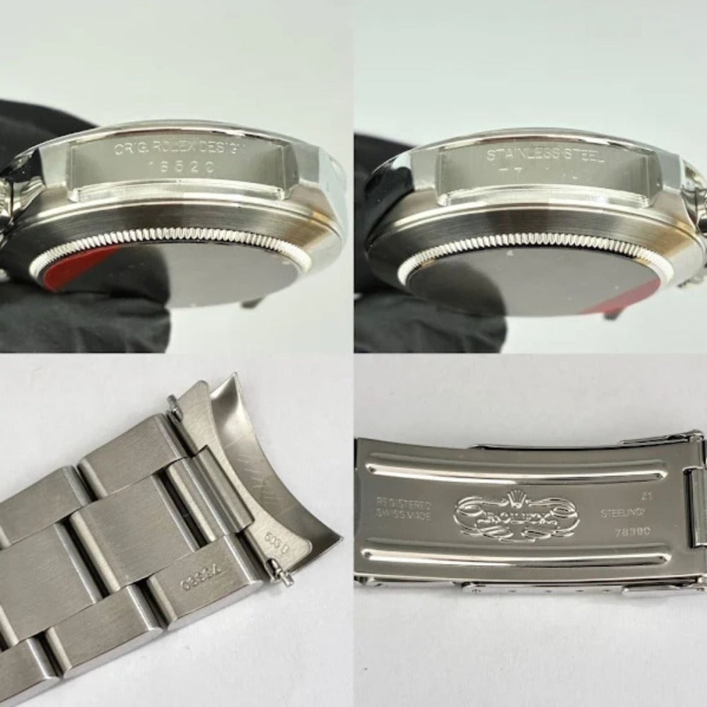 ロレックス デイトナ 16520 T番 ホワイトダイヤル エルプリメロ ゼニス製ムーブメント MK5ダイヤル MK4ベゼル 78390ブレスレット ステンレス シルバー ROLEX 腕時計