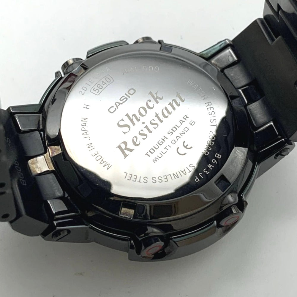 ジーショック フルメタル AWM-500-1AJF AW-500シリーズ ステンレス ブラック タフソーラー アナデジ メンズ G-SHOCK CASIO 腕時計
