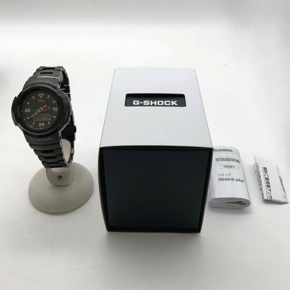 ジーショック フルメタル AWM-500-1AJF AW-500シリーズ ステンレス ブラック タフソーラー アナデジ メンズ G-SHOCK CASIO 腕時計