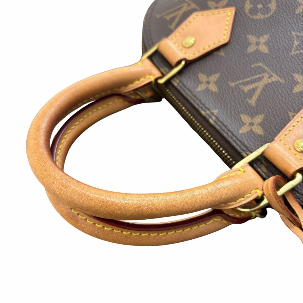 ルイヴィトン M53152 アルマBB モノグラム RFID内蔵 PVC レザー ブラウン ゴールド金具 コンパクト レディース LOUIS VUITTON ハンドバッグ
