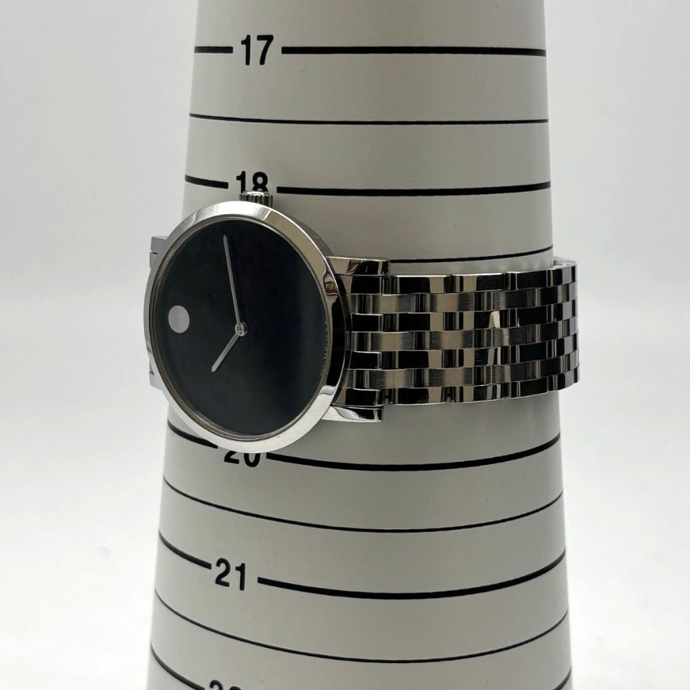 モバード 腕時計 ミュージアム オートマチック M89.112.F4S 37mm 自動巻き 裏スケ ステンレス シンプル メンズ Movado