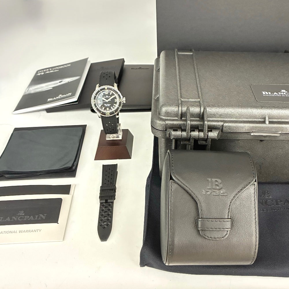 ブランパン フィフティ ファゾムズ オートマティック 38mm 5007 1130 ラバーストラップ 自動巻き メンズ Blancpain 腕時計
