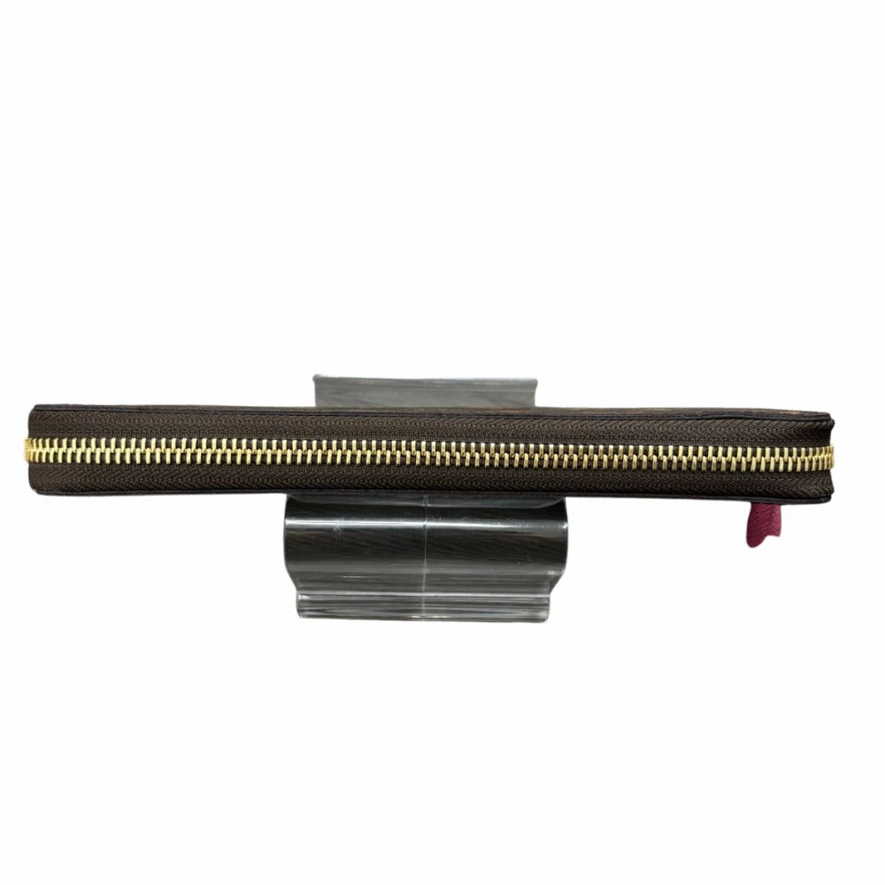 ルイヴィトン モノグラム ポルトフォイユ・クレマンス フューシャ M60742 RFID内蔵 ゴールド金具 PVC レザー 未使用品 LOUIS VUITTON 長財布