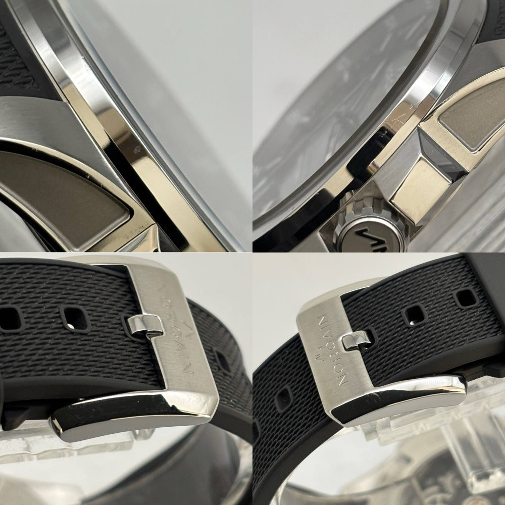 ノルケイン インディペンデンス スケルトン N3008.07S01.G01.R01 40ｍｍ 自動巻き ステンレス ラバーストラップ メンズ NORQAIN 腕時計