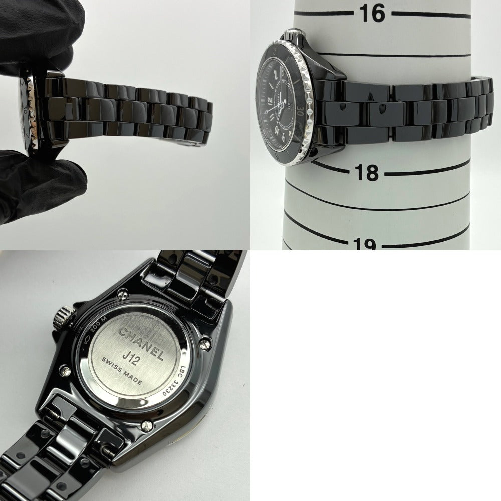 シャネル J12 33mm クオーツ ノンデイト ブラック セラミック H5695 レディース J12 CHANEL 腕時計