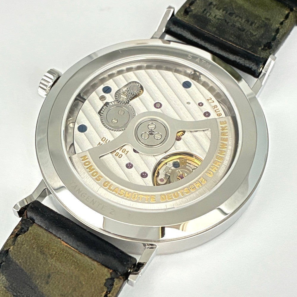 ノモス タンジェント ネオマティック 41 アップデイト コードバン ホーウィン ルテニウム文字盤 デイト 41mm 自動巻き メンズ NOMOS 腕時計