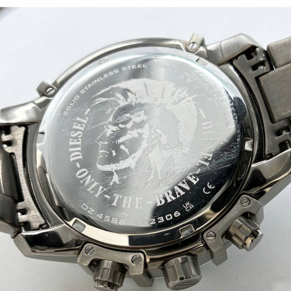 ディーゼル 腕時計 グリフド クロノグラフ ムーブメント DZ4586 48ｍｍ グレー ステンレス クオーツ メンズ DIESEL