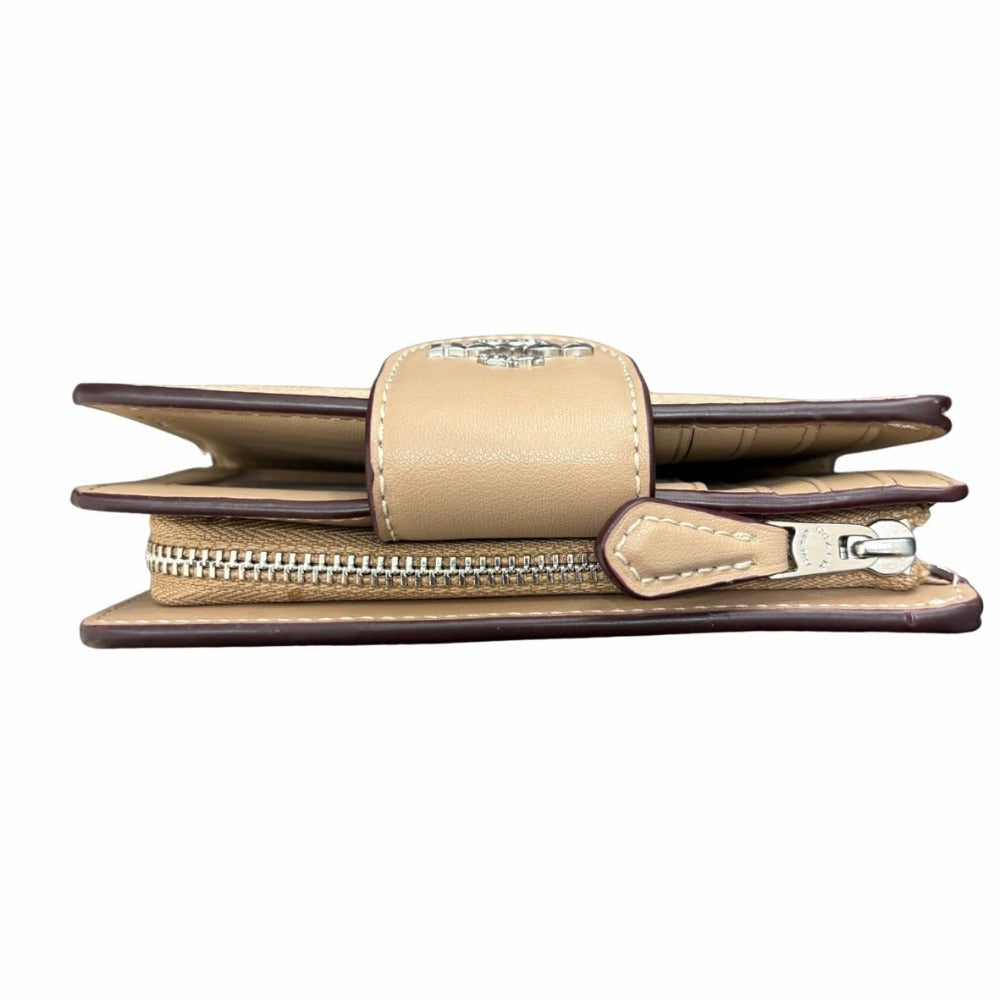 コーチ 財布 CW786SVPWH ベージュ MDM CRNR ZP SIG アウトレット コーティングキャンバス レディース COACH 二つ折り