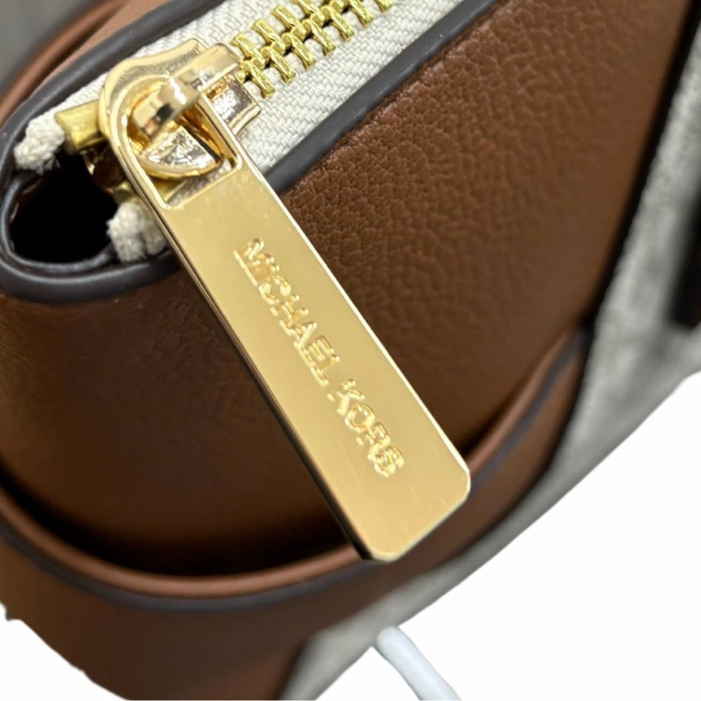 マイケルコース トートバッグ シャーロット ラージトップジップ MKシグネチャー 35T0GCFT3 バニラ レディース Michael Kors