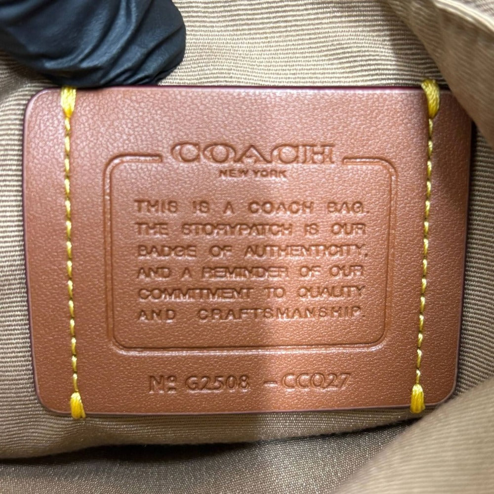 コーチ ショルダーバッグ シグネチャー CCQ27/SVPWH ベージュ コーティングキャンバス シンプル レディース COACH