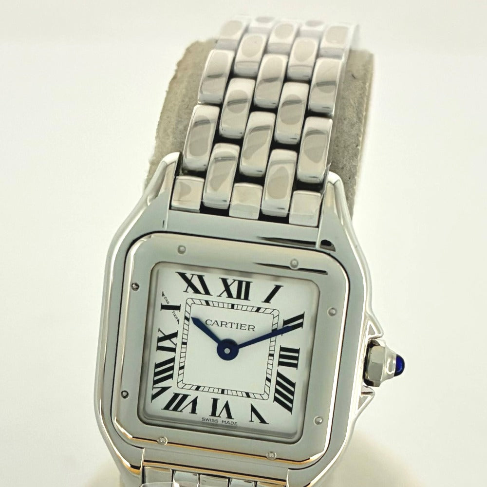 カルティエ パンテール SM 23mm クオーツ 白文字盤 ステンレス 未使用品 レディース CARTIER 腕時計