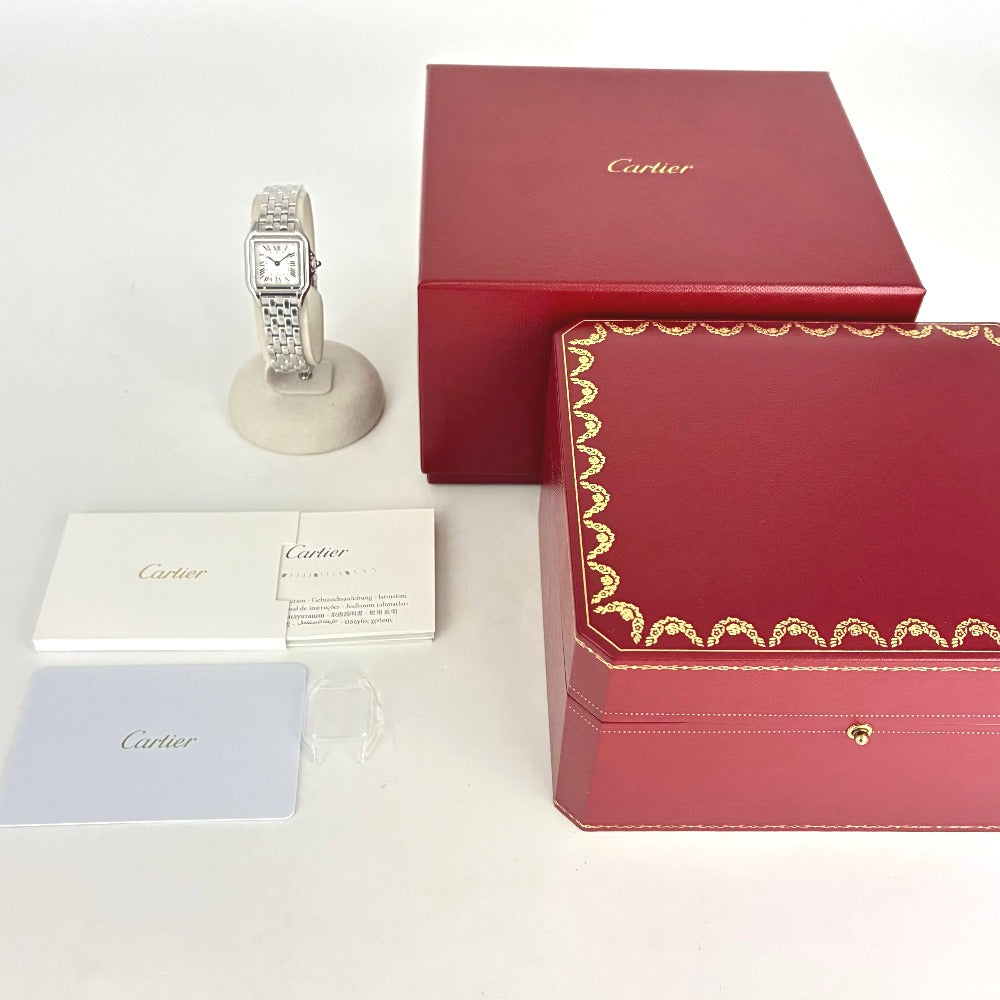 カルティエ パンテール SM 23mm クオーツ 白文字盤 ステンレス 未使用品 レディース CARTIER 腕時計