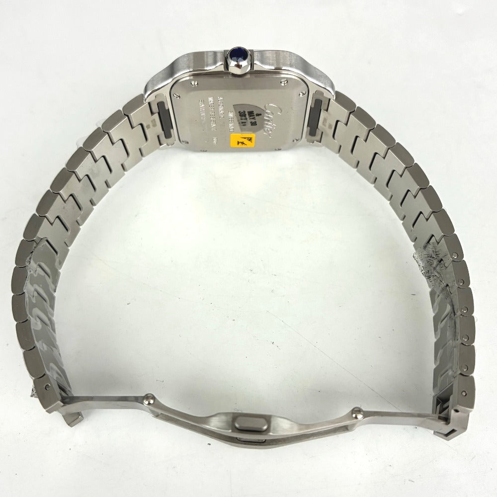 カルティエ サントス ドゥ カルティエ MM 35mm 自動巻き ステンレス 白文字盤 メンズ CARTIER 腕時計
