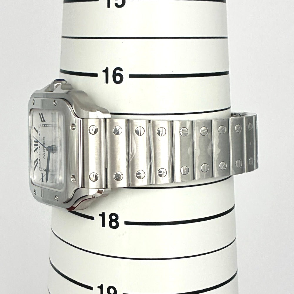 カルティエ サントス ドゥ カルティエ MM 35mm 自動巻き ステンレス 白文字盤 メンズ CARTIER 腕時計