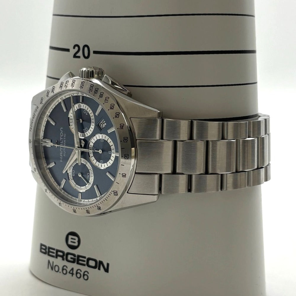 ハミルトン ジャズマスター パフォーマー オート クロノ 42mm H36656140 自動巻き クロノグラフ 黒 メンズ HAMILTON 腕時計