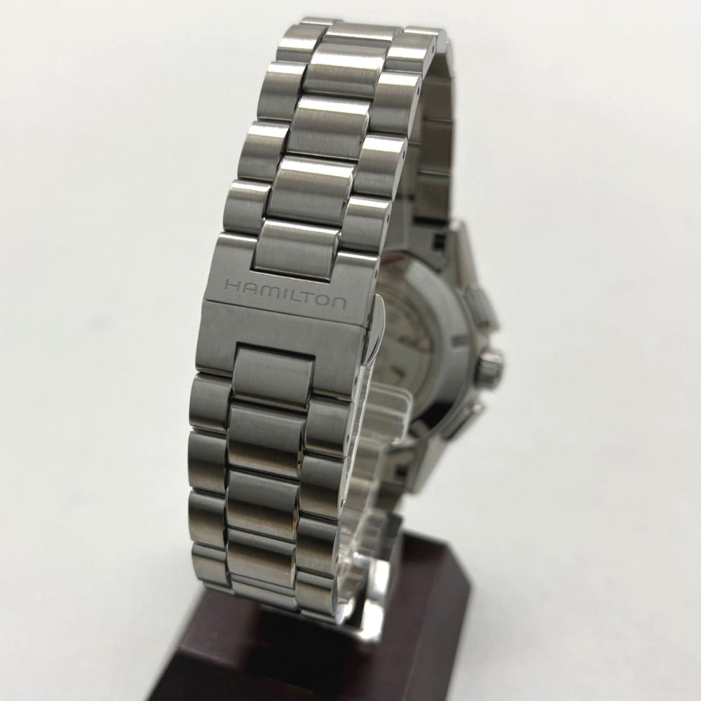 ハミルトン ジャズマスター パフォーマー オート クロノ 42mm H36656140 自動巻き クロノグラフ 黒 メンズ HAMILTON 腕時計