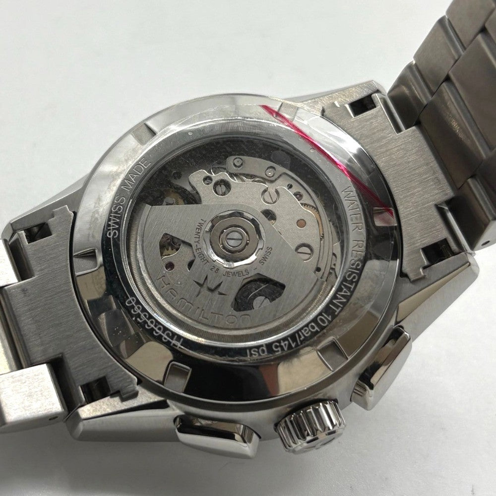ハミルトン ジャズマスター パフォーマー オート クロノ 42mm H36656140 自動巻き クロノグラフ 黒 メンズ HAMILTON 腕時計
