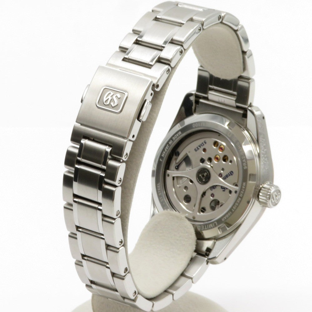 グランドセイコー SLGA034 44GS 9RA2 巌ダイアル 40mm スチール×K18PG 5日間スプリングドライブ 替えストラップ 自動巻き メンズ Grand Seiko 腕時計