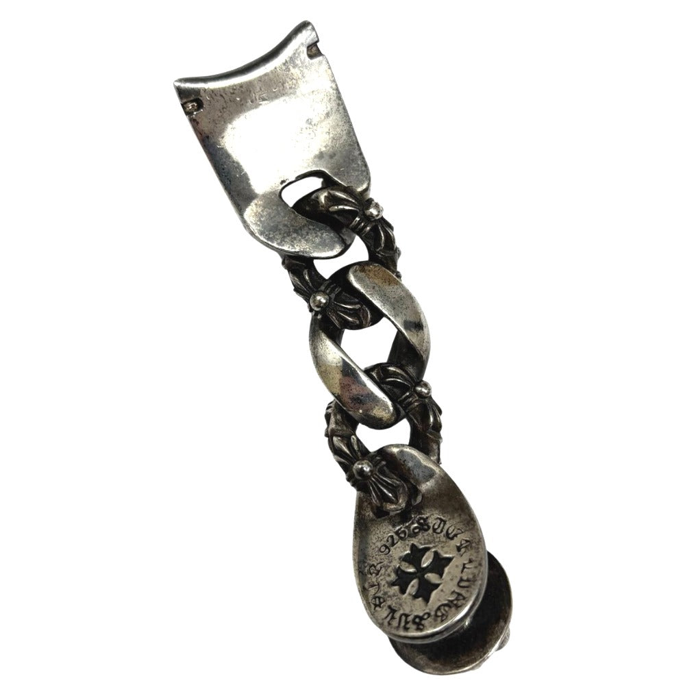フレアモチーフ リリー 百合の紋章 腕時計 ブレスレット 全長約17.5cm ラグ幅19.5mm 重量約129g シルバー925 本体のみ メンズ