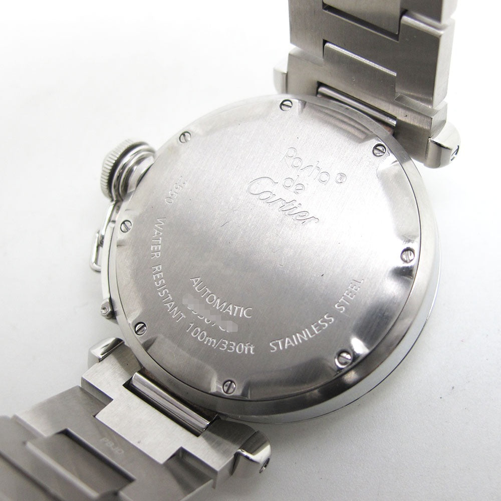 CARTIER カルティエ 腕時計 パシャC メリディアン ビッグデイト W31049M7 黒文字盤 自動巻き PASHA | Celebourg  セレブール公式サイト