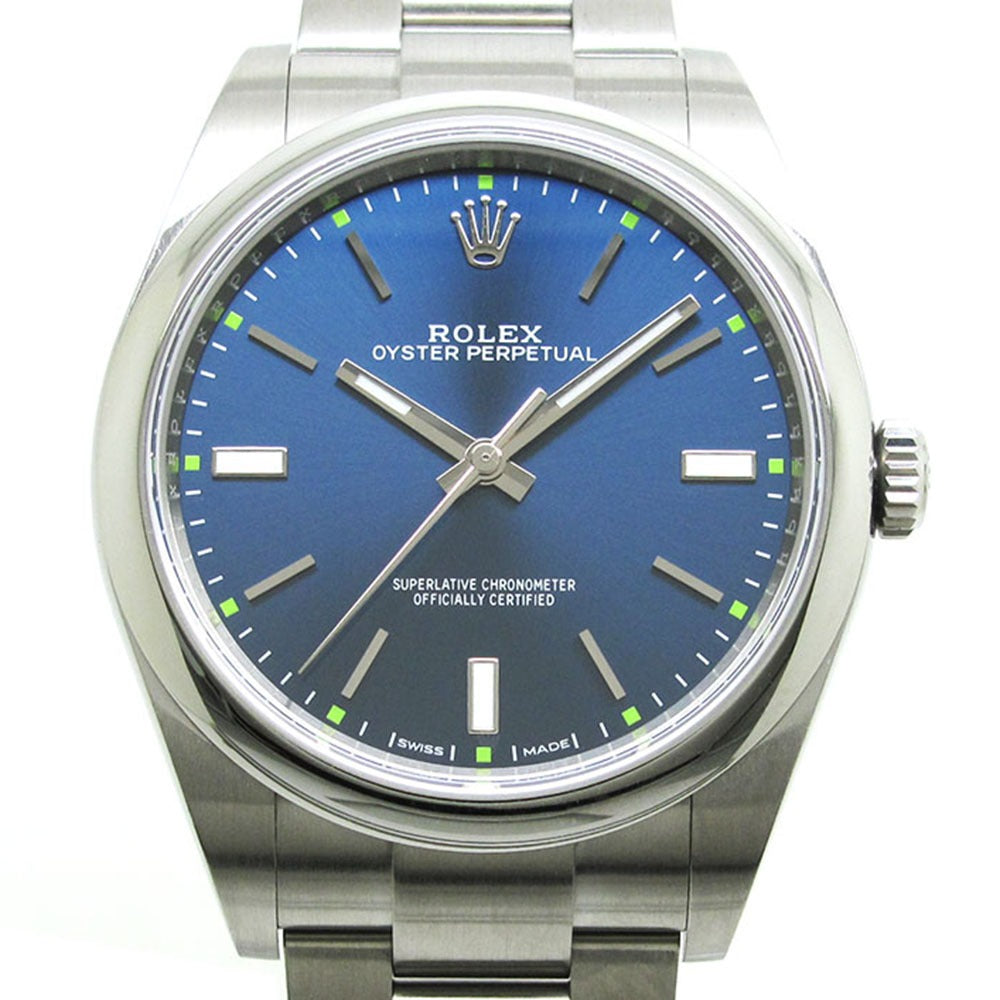 ROLEX ロレックス 腕時計 オイスター パーペチュアル 39 Ref.114300 ブルーダイアル 自動巻き #203 OYSTER PERPETUAL