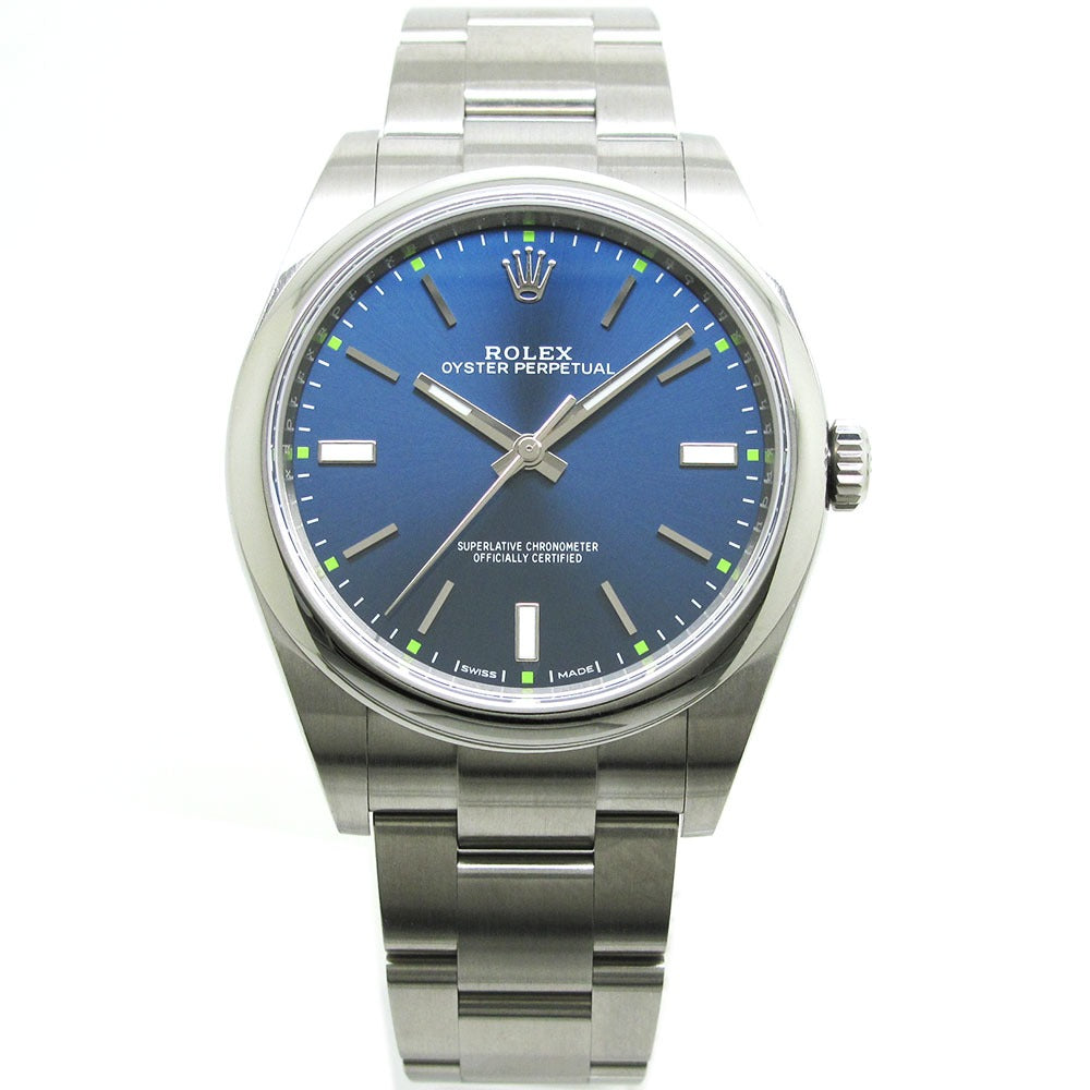 ROLEX ロレックス 腕時計 オイスター パーペチュアル 39 Ref.114300 ブルーダイアル 自動巻き #203 OYSTER PERPETUAL