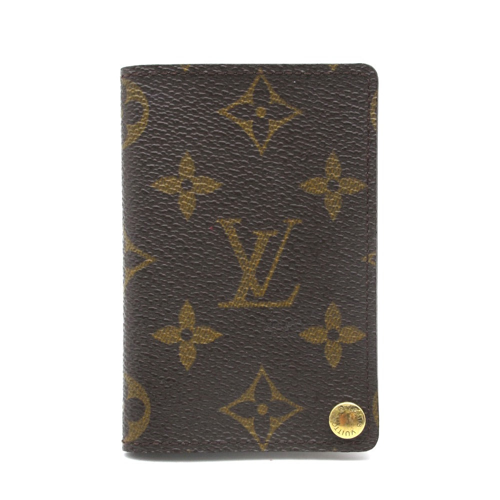 LOUIS VUITTON ルイ・ヴィトン ポルトカルトクレディ プレッシオン モノグラム M60937 スライド カードケース カバー PVC レザー ブラウン